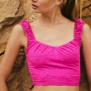 Free People Movement Stars Align Heather Tank Sz L